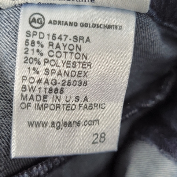 Blue Jean Pencil Skirt AG Adriano Goldschmied - Picture 8 of 8